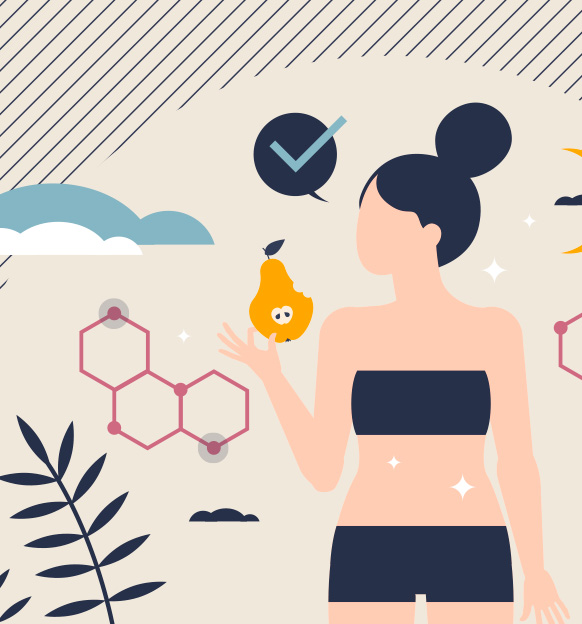 Porciones con las manos