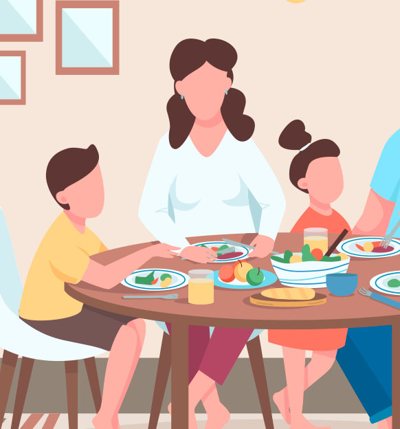 Buenos hábitos de alimentación en niños