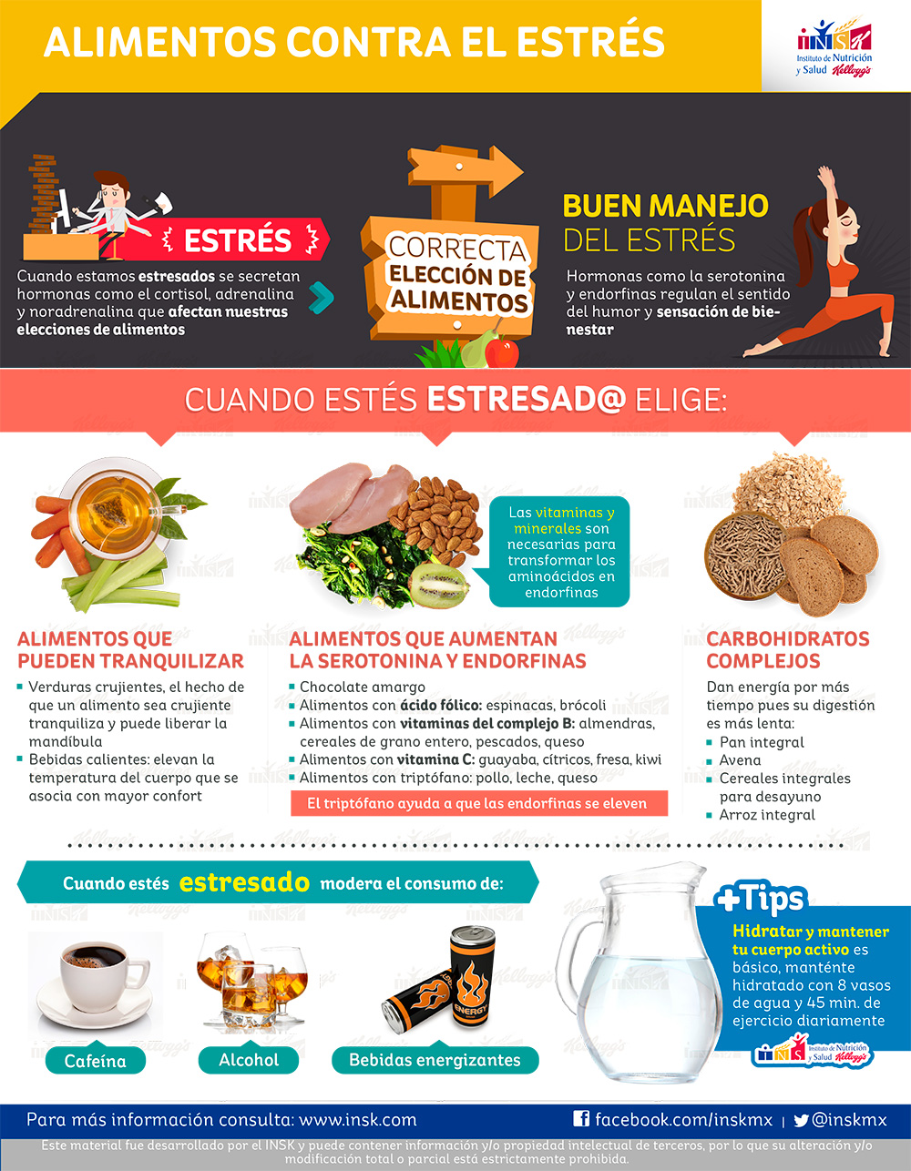 Alimentos contra el estrés