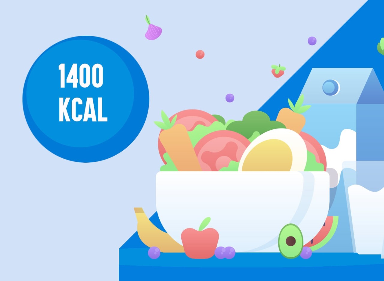 1400 Kcal con alimentos Kellogg's®