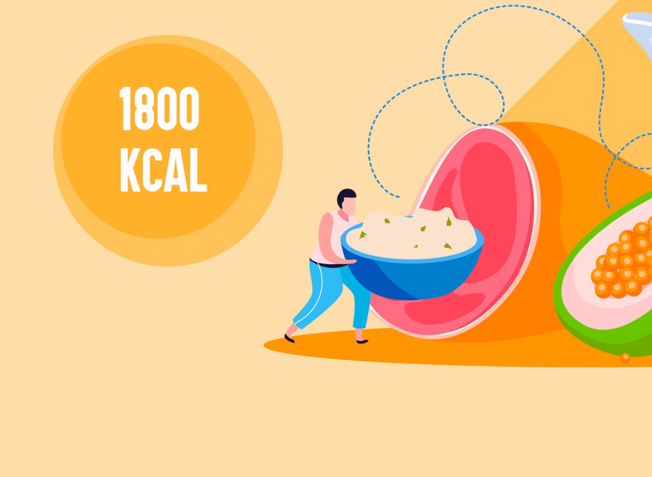 1800 kcal