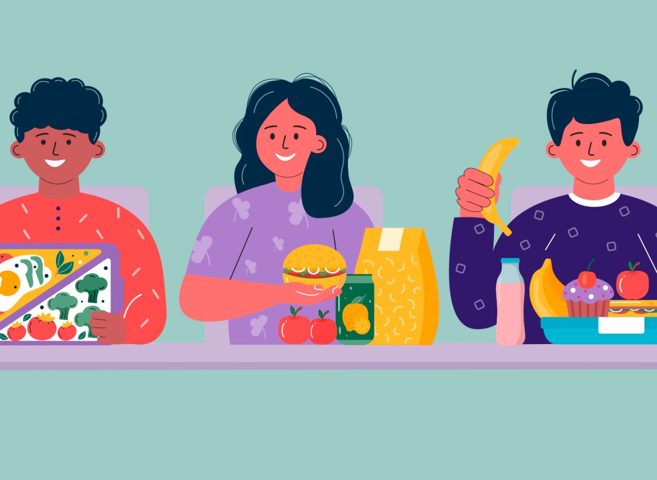 Porciones para el escolar y prescolar