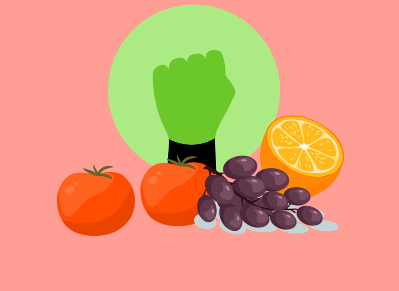 Porciones comparadas con objetos