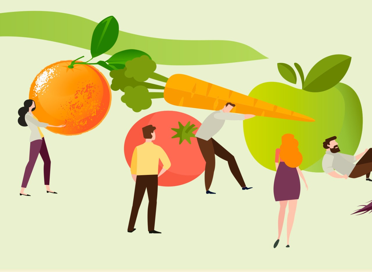 Guía para almacenar verduras y frutas